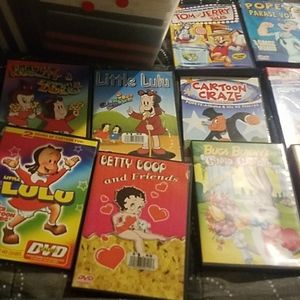 12 DVD classic cartoons